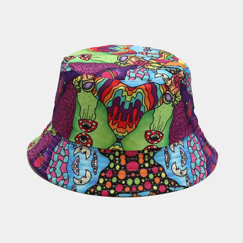 Art Print Bucket Hat Collection | 9-Design Festival Fisherman Cap