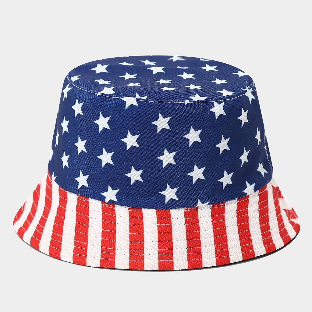 USA UK Flag Bucket Hat | 4-Design Patriotic Fisherman Cap