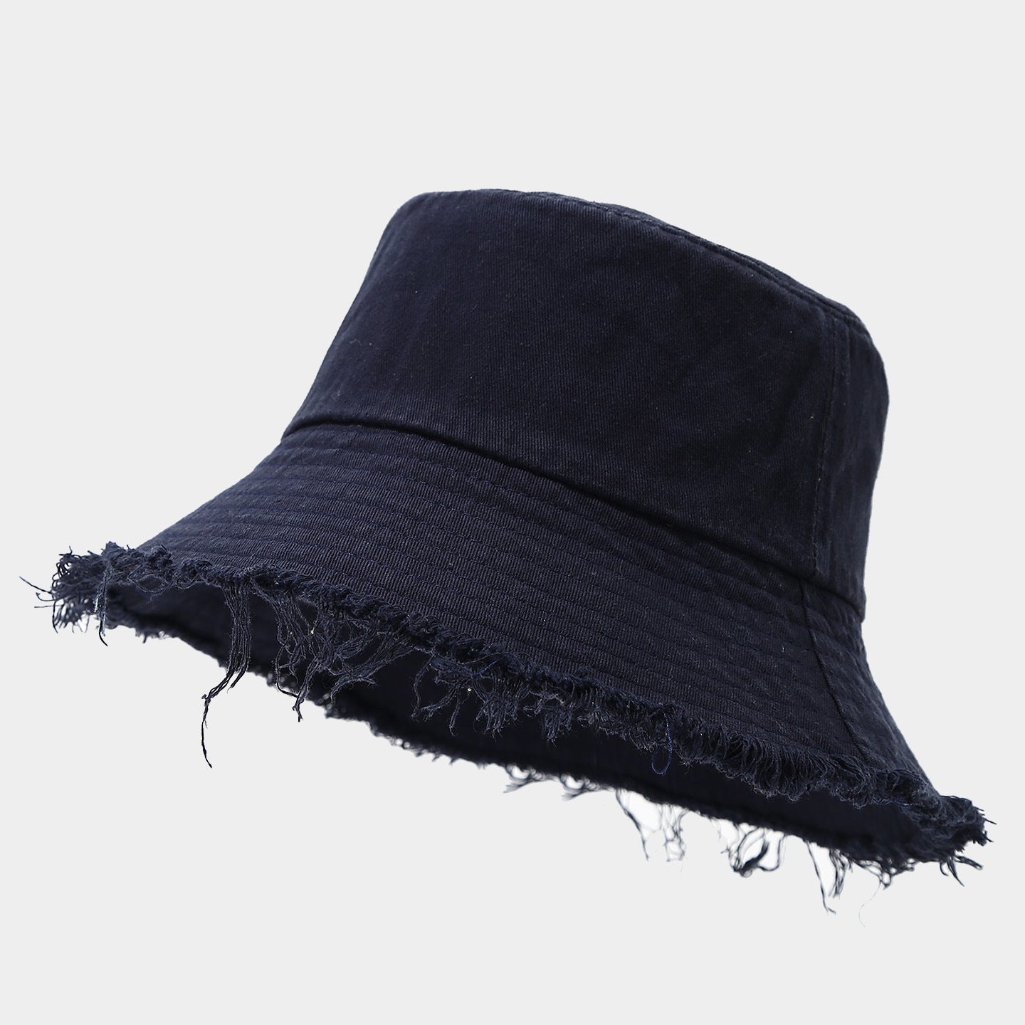 Distressed Frayed Bucket Hat | Washed Cotton Summer Cap | 9 Colors | Byerclub