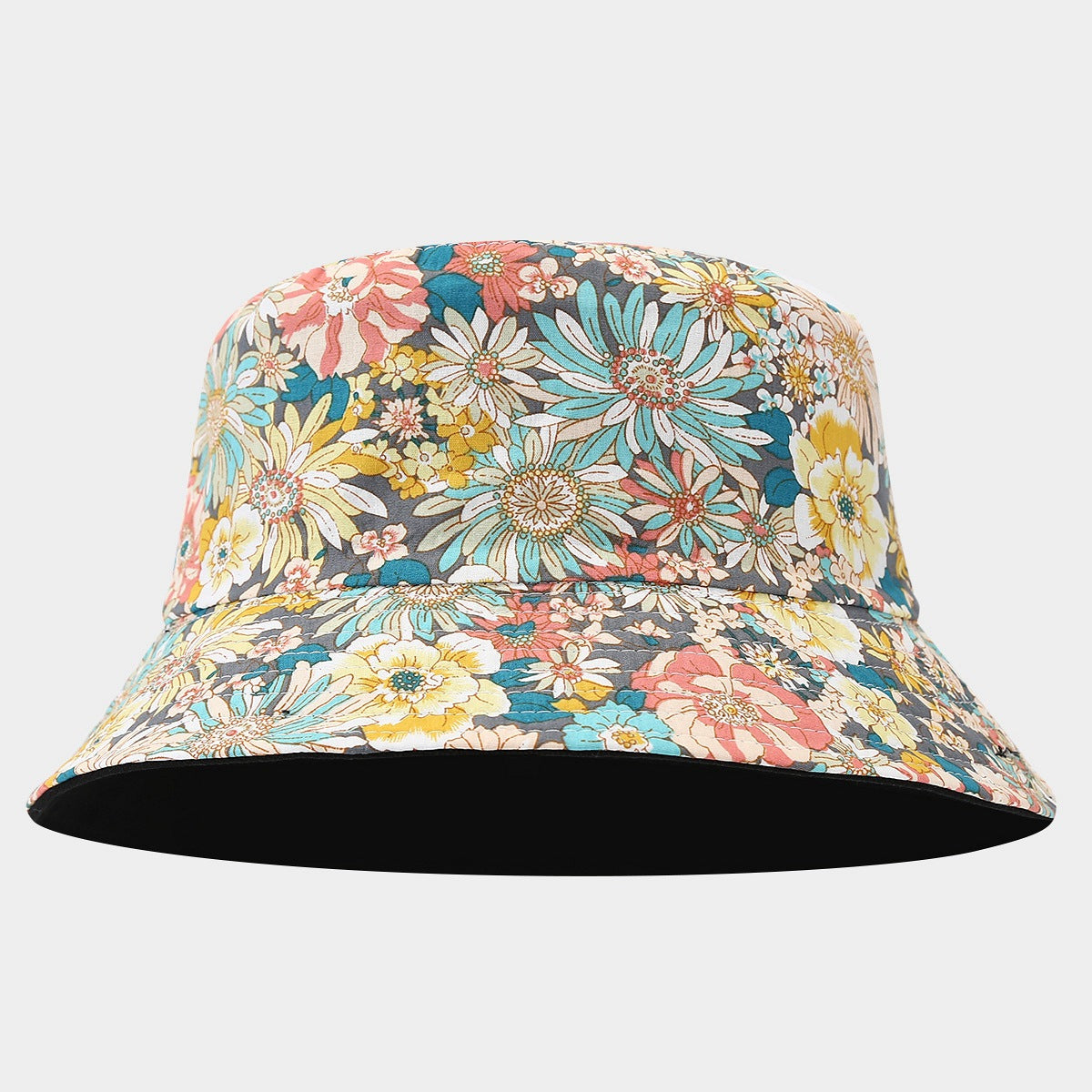 Floral Bucket Hat Collection | 9-Color Tropical Print Fisherman Cap