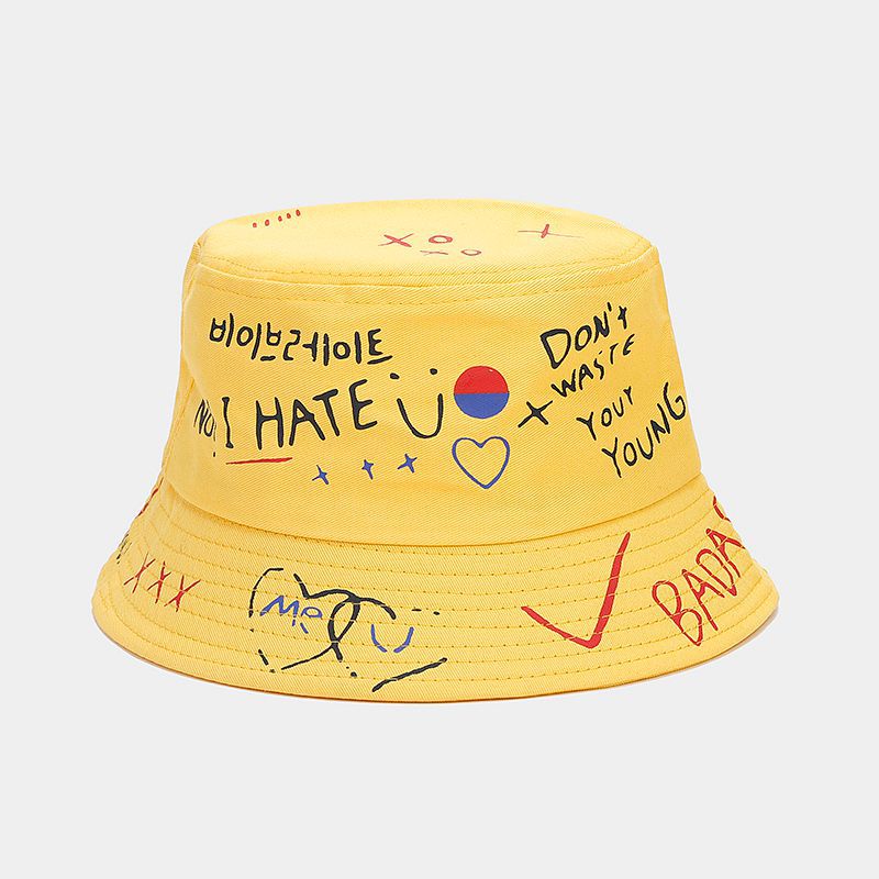 Byerclub Graffiti Print Bucket Hat