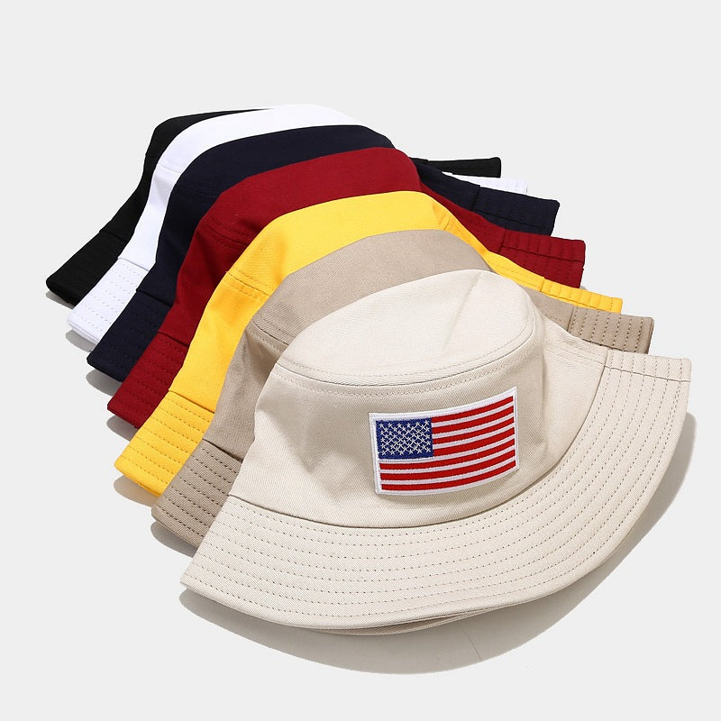 USA Flag Bucket Hat | 6-Color Patriotic Fisherman Cap