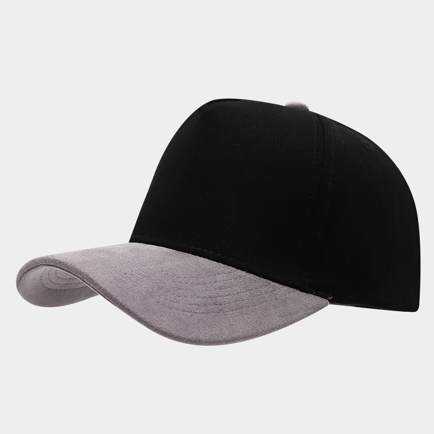 Vintage Two-Tone Baseball Cap – Cotton Suede Brim Dad Hat, 9 Color Combos | Byerclub