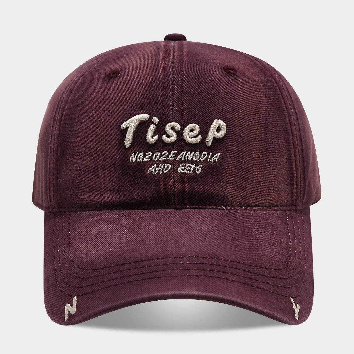 Tisep Vintage Washed Baseball Cap | Embroidered Streetwear Dad Hat | Adjustable Cotton Snapback