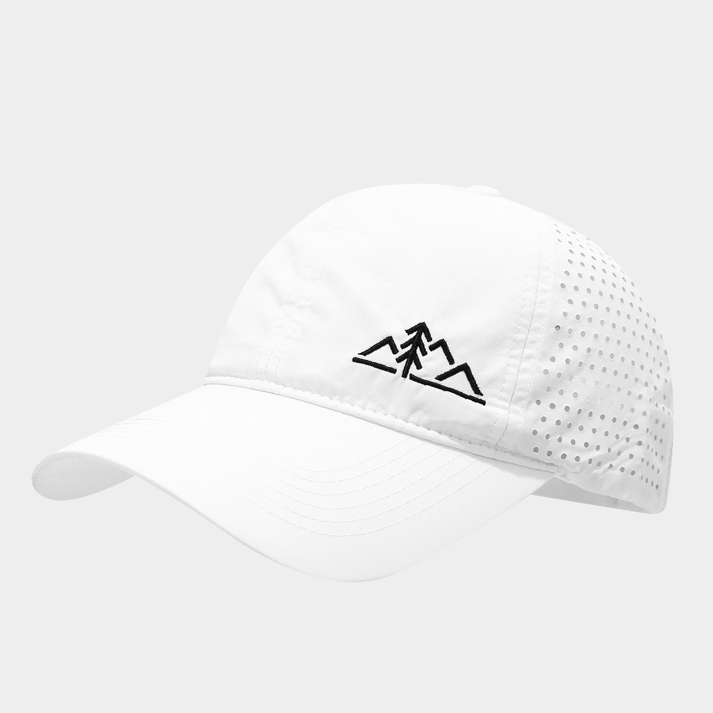 Quick-Dry Perforated Baseball Cap | Mountain Embroidery Outdoor Hat | Byerclub