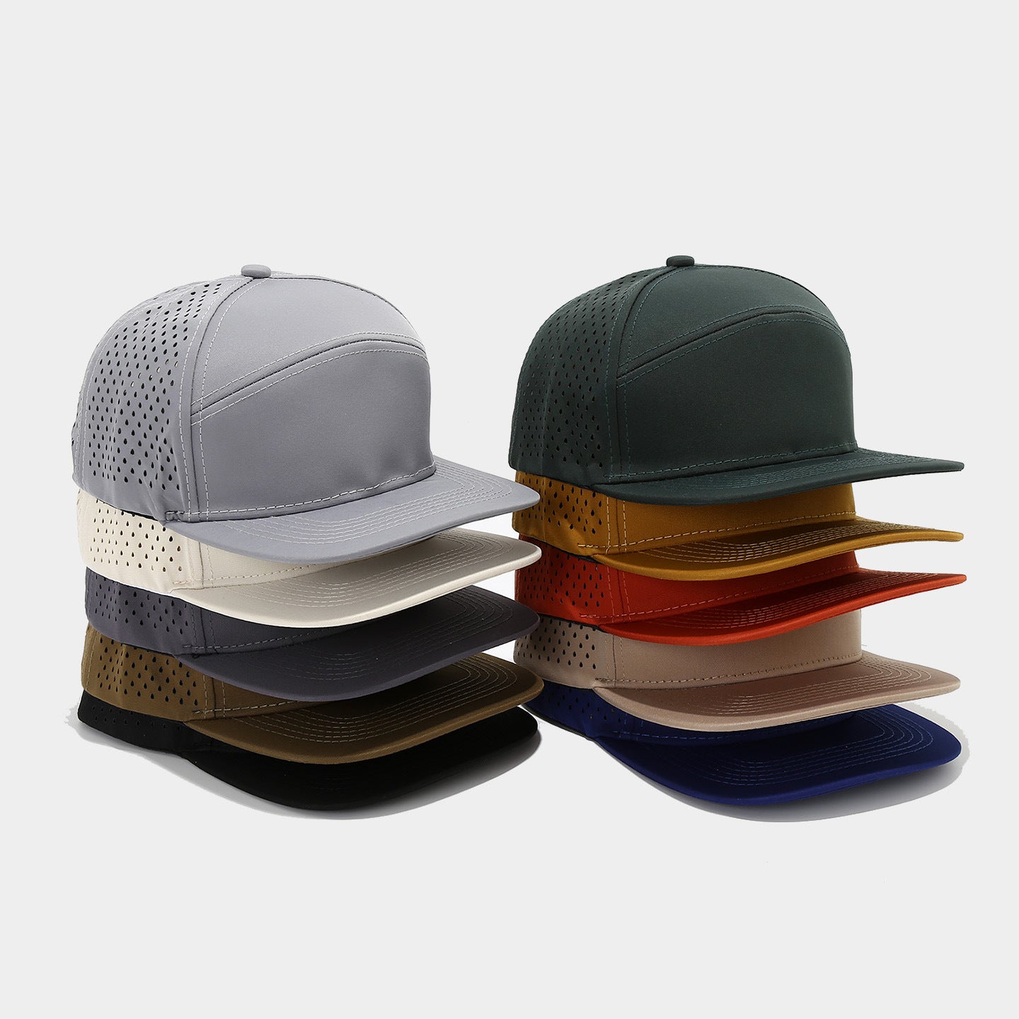 Perforated Performance Cap | 10-Color Athletic Trucker Hat