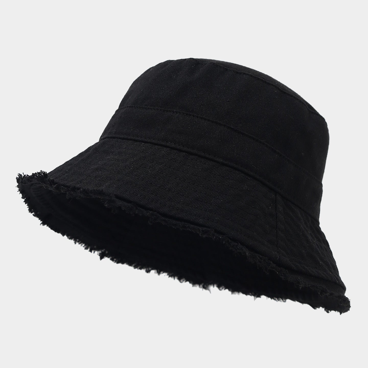 Distressed Frayed Bucket Hat | Washed Cotton Summer Cap | 4 Colors | Byerclub