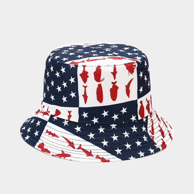 Graphic Print Bucket Hat | Streetwear Fisherman Cap