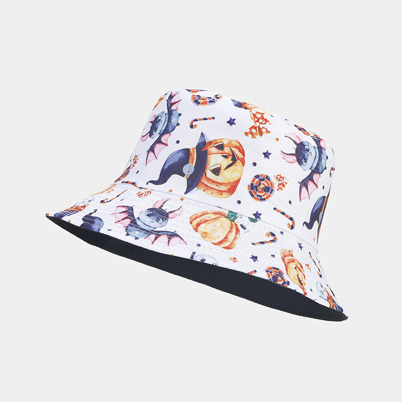 Halloween Bucket Hat | 9-Design Spooky Print Fisherman Cap