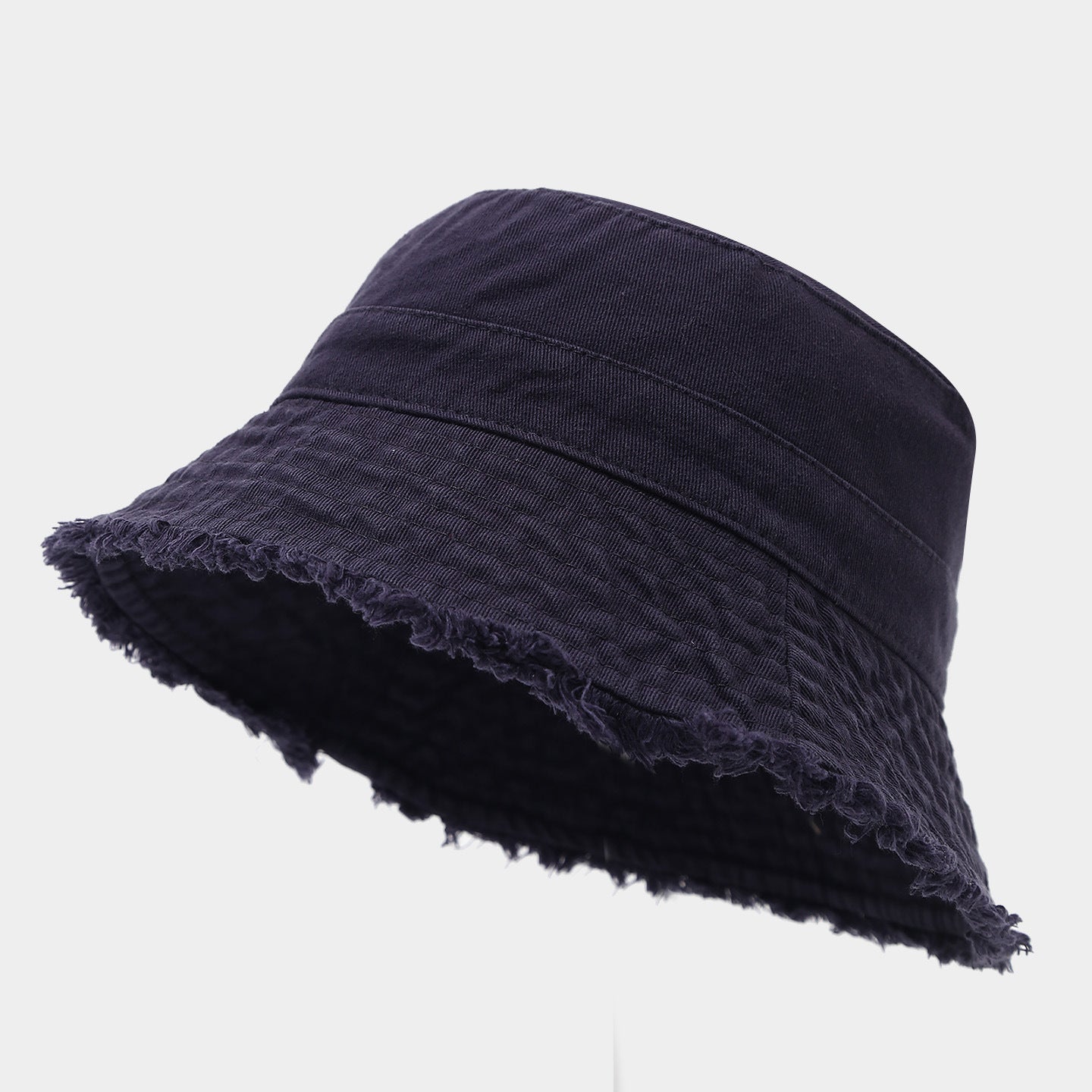 Distressed Frayed Bucket Hat | Washed Cotton Summer Cap | 4 Colors | Byerclub