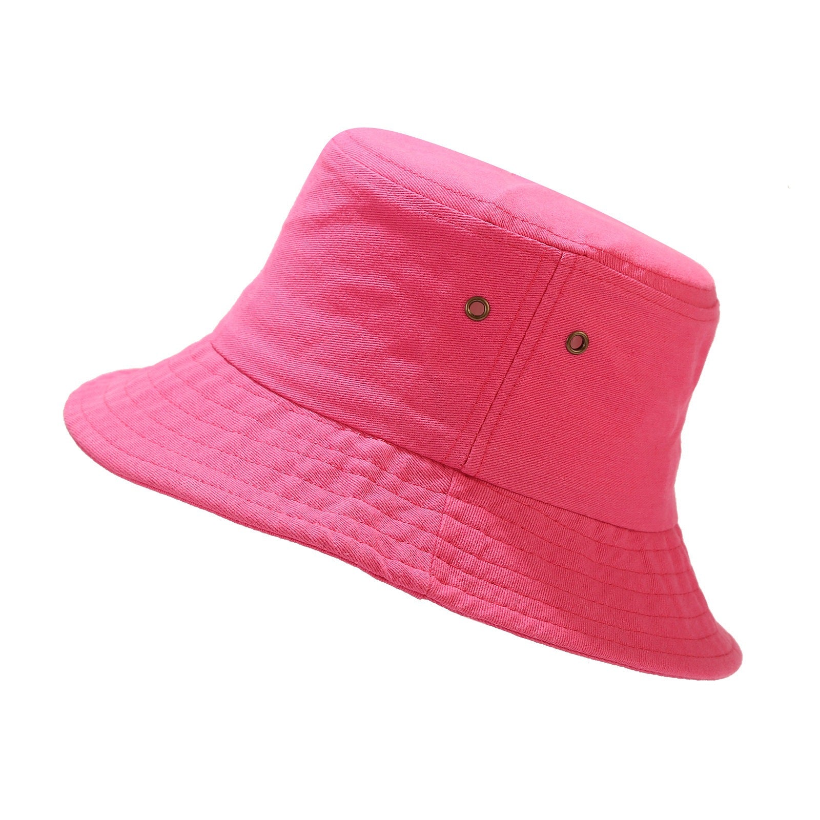 Classic Solid Bucket Hat | Cotton Canvas Fisherman Cap | Minimalist Summer Sun Hat