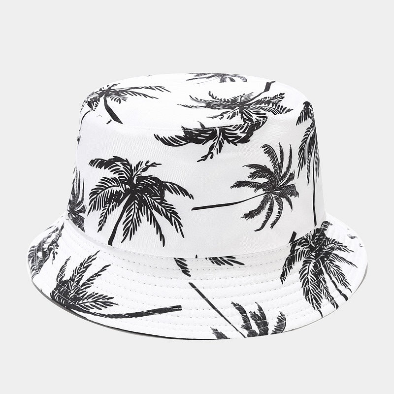 Palm Tree Bucket Hat | 3-Color Tropical Fisherman Cap
