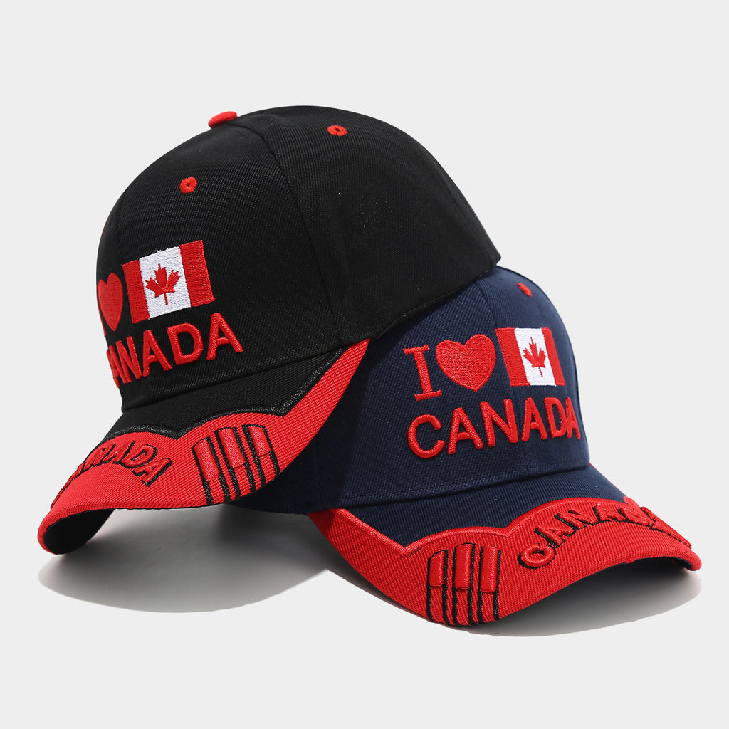 Canada Maple Leaf Baseball Cap | Patriotic Embroidered Souvenir Hat | Byerclub