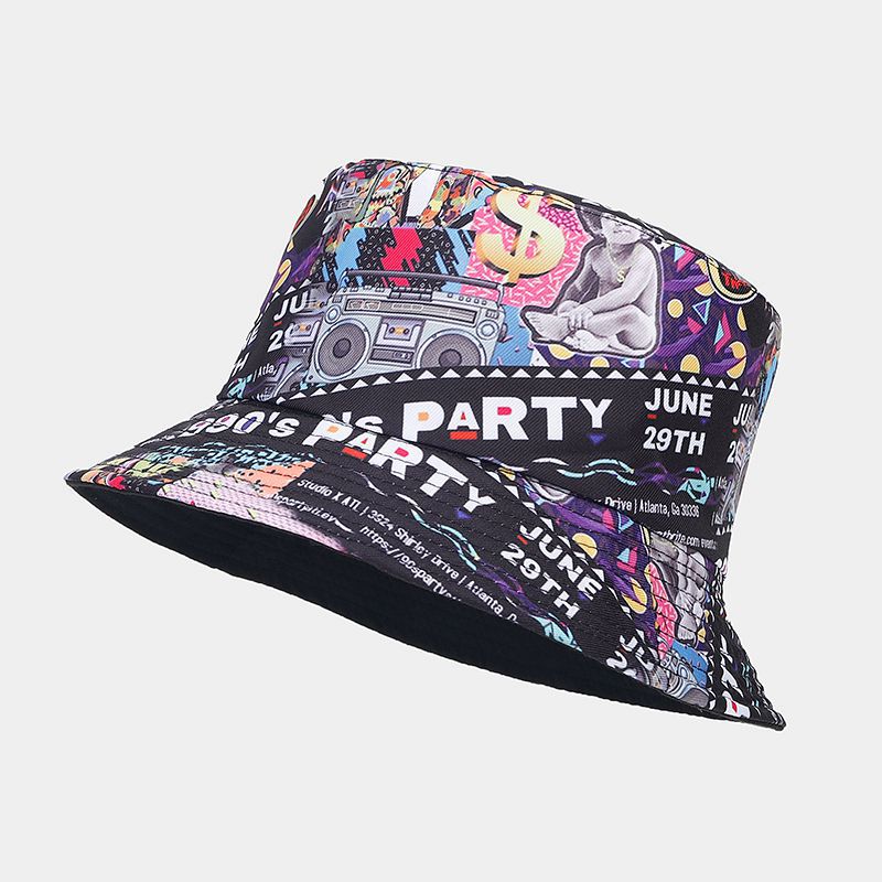 Graffiti Art Bucket Hat | Street Style Fisherman Cap