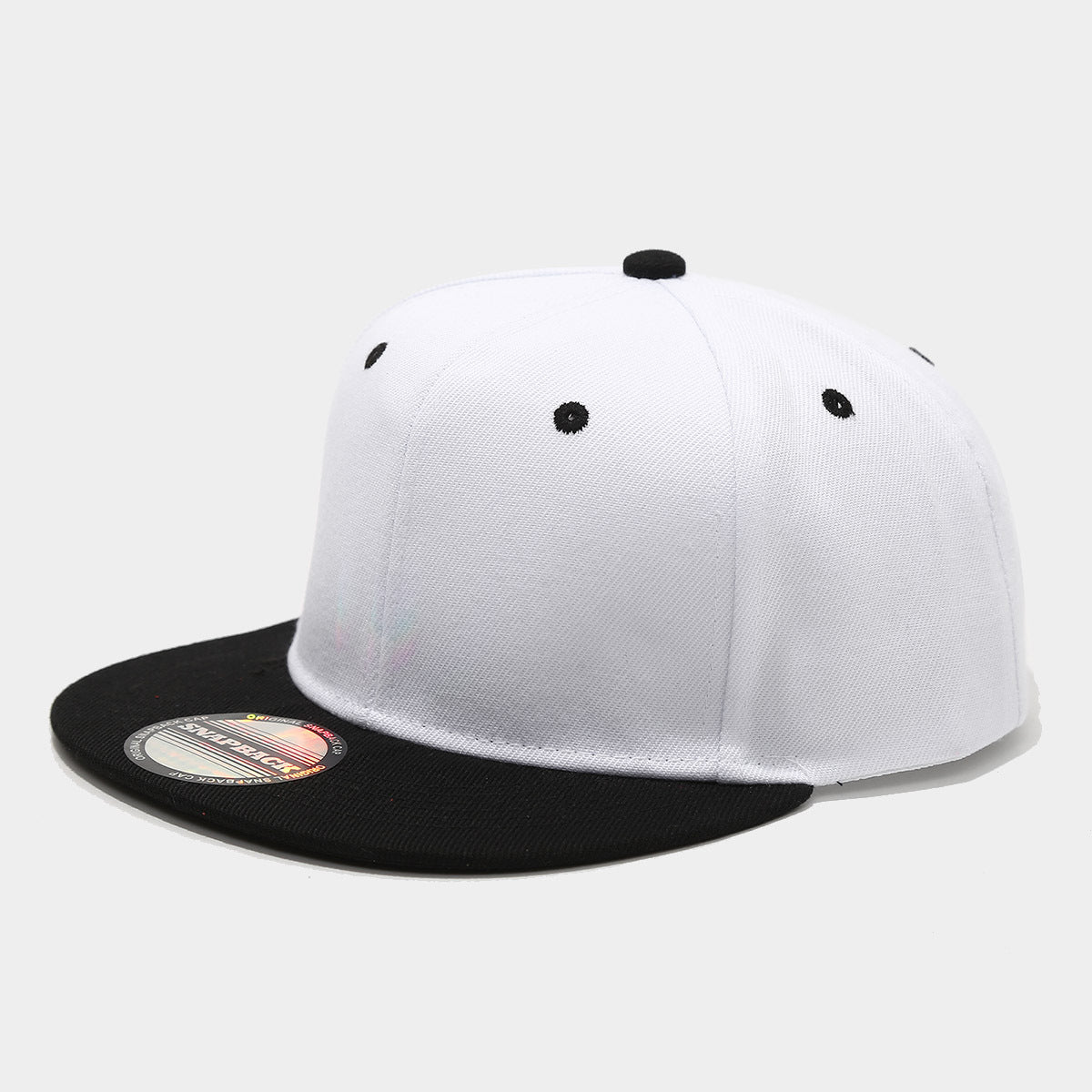Classic Color Block Snapback Cap | Flat Brim Baseball Hat | Byerclub | Customizable