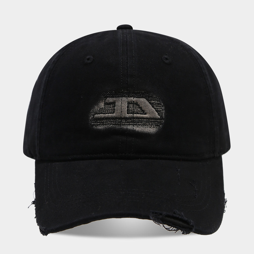 Vintage Distressed Baseball Cap | Embroidered Logo Streetwear Hat | Byerclub