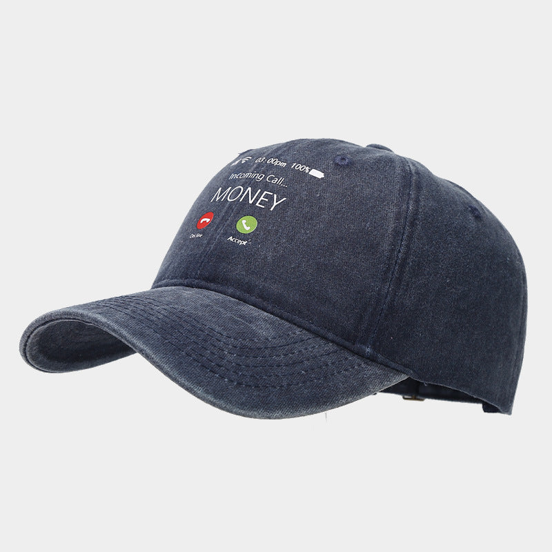 Money Call Washed Cap | 4-Color Vintage Dad Hat