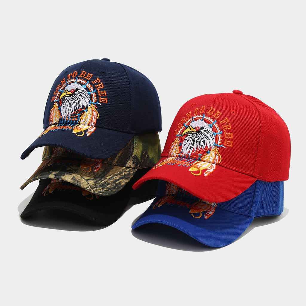 USA Eagle Embroidered Baseball Cap | Patriotic Military Streetwear Hat | Byerclub