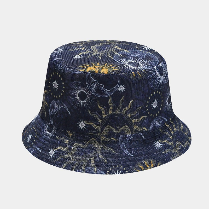 Floral Print Bucket Hat | Reversible Tropical Fisherman Cap