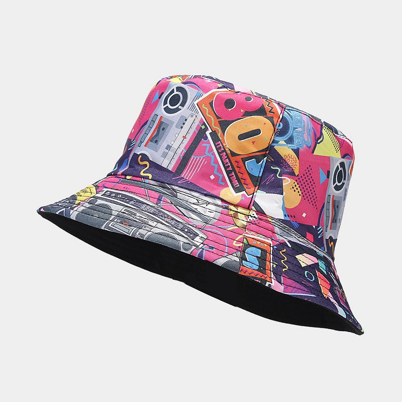 Graffiti Art Bucket Hat | Street Style Fisherman Cap
