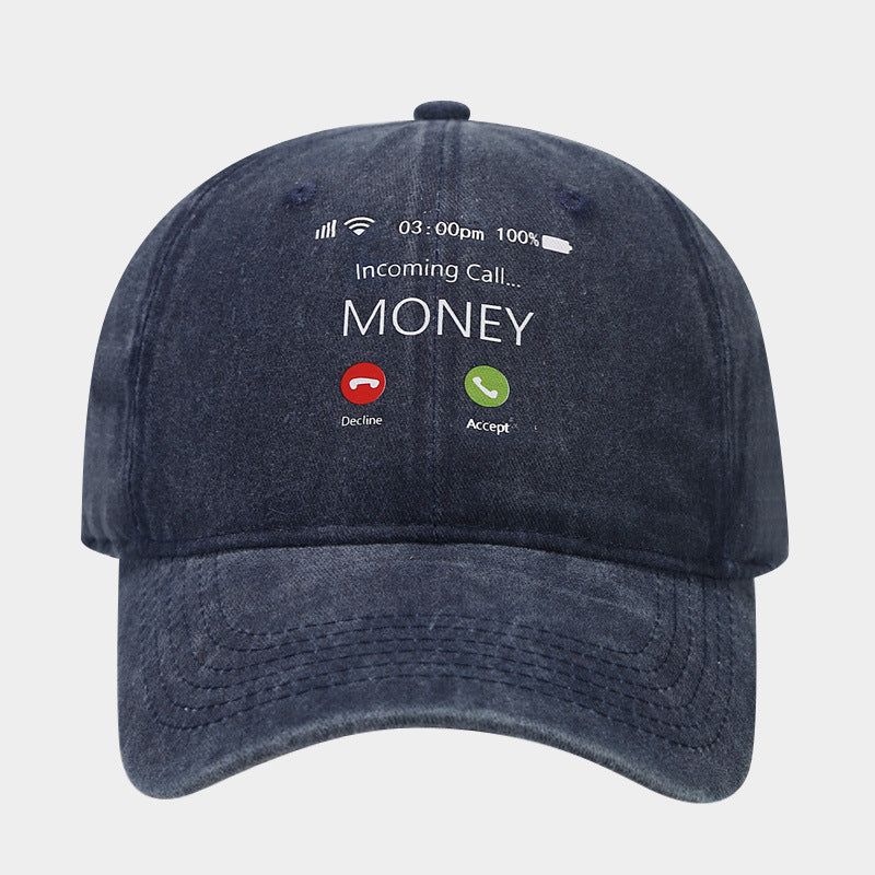 Money Call Washed Cap | 4-Color Vintage Dad Hat