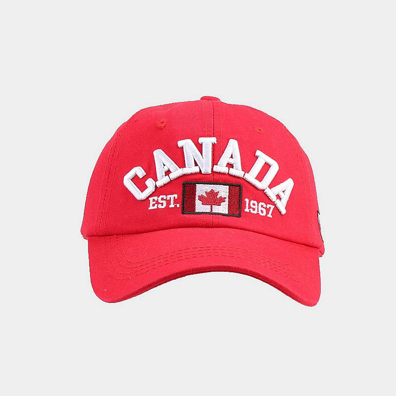 Canada Maple Leaf Baseball Cap | 5-Color Embroidered Trucker Hat