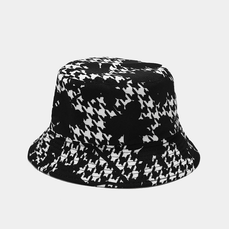 Floral Print Bucket Hat | Reversible Tropical Fisherman Cap