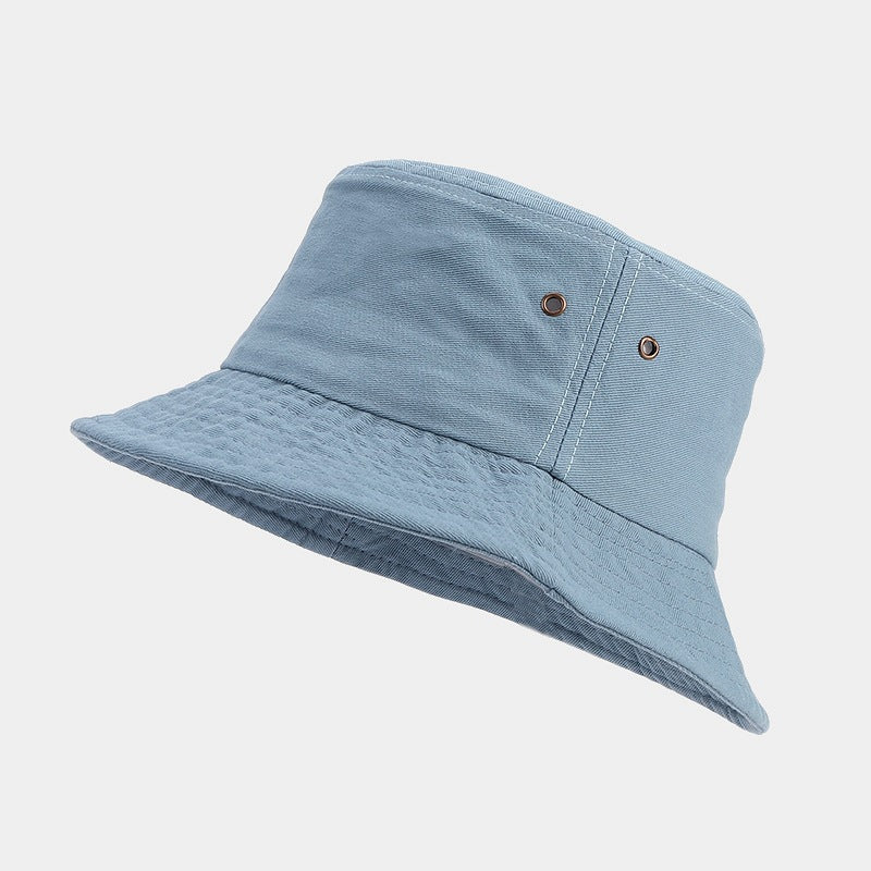 Classic Solid Bucket Hat | Cotton Canvas Fisherman Cap | Minimalist Summer Sun Hat