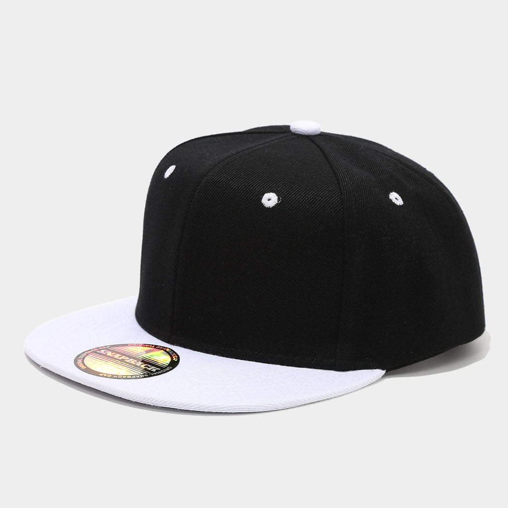 Classic Color Block Snapback Cap | Flat Brim Baseball Hat | Byerclub | Customizable