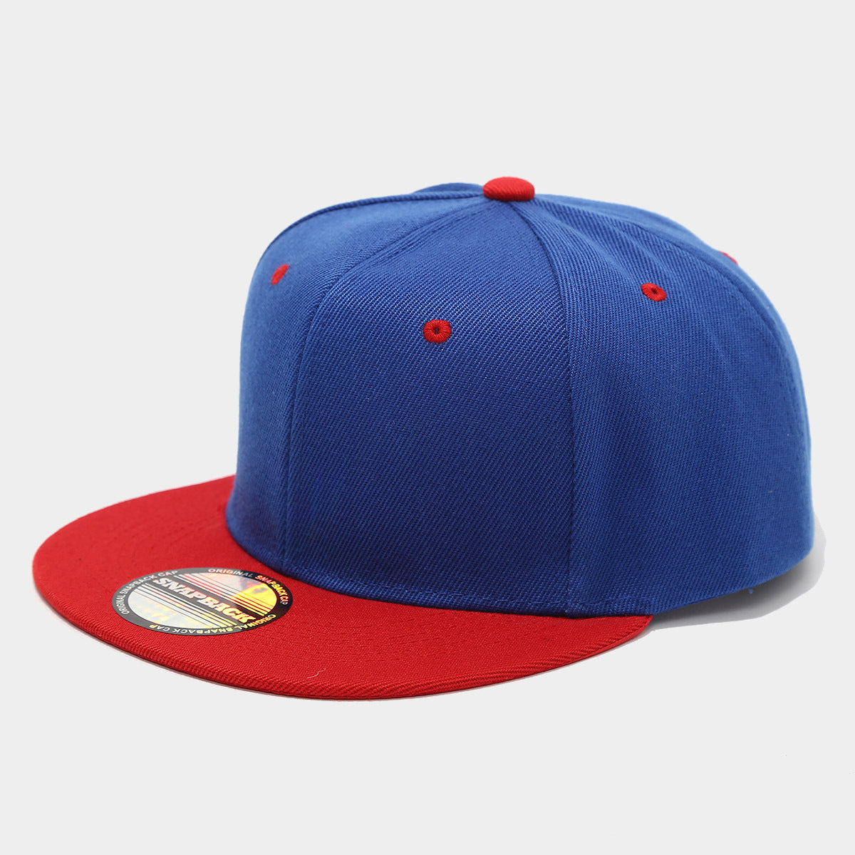 Classic Color Block Snapback Cap | Flat Brim Baseball Hat | Byerclub | Customizable