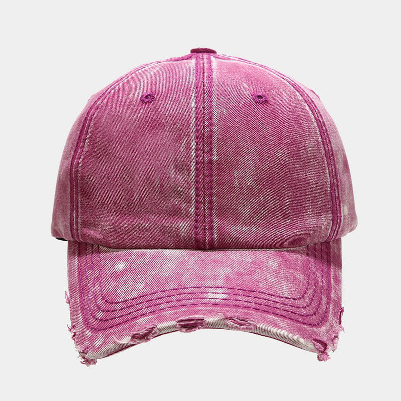 Distressed Washed Cap | 5-Color Ripped Dad Hat