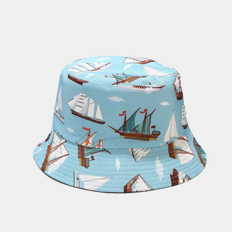Ocean Bucket Hat Collection | 9-Design Marine Life Fisherman Cap