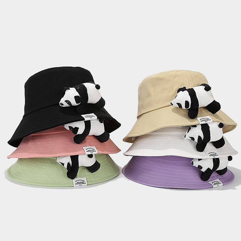 Panda Plush Bucket Hat | Cute Kawaii Fisherman Cap