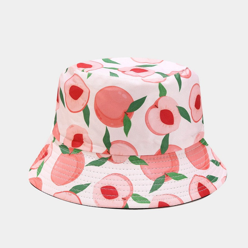 Fruit Print Bucket Hat | Cute Summer Fisherman Cap