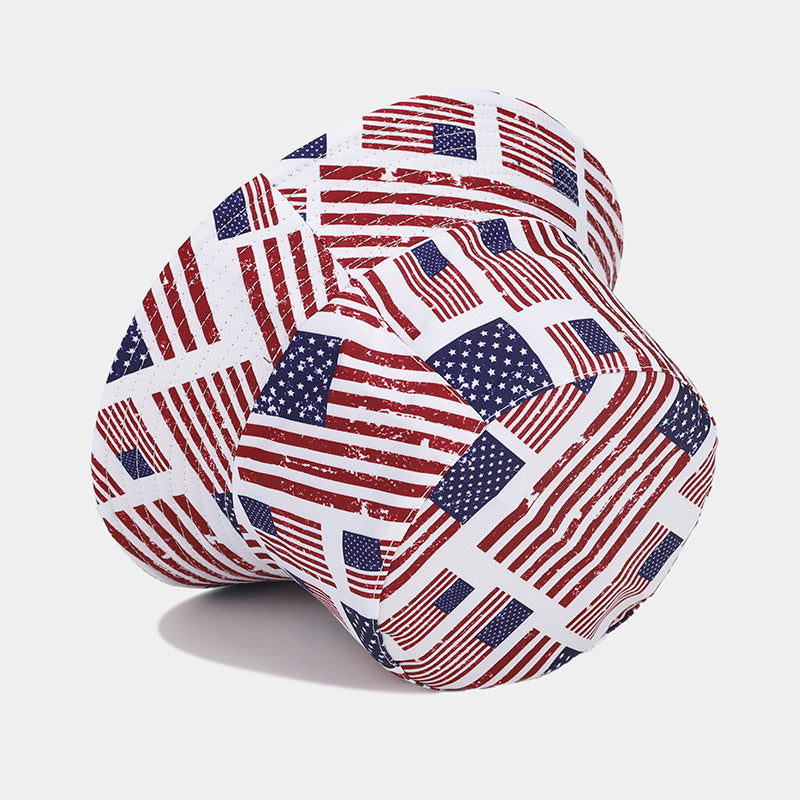 USA UK Flag Bucket Hat | 4-Design Patriotic Fisherman Cap