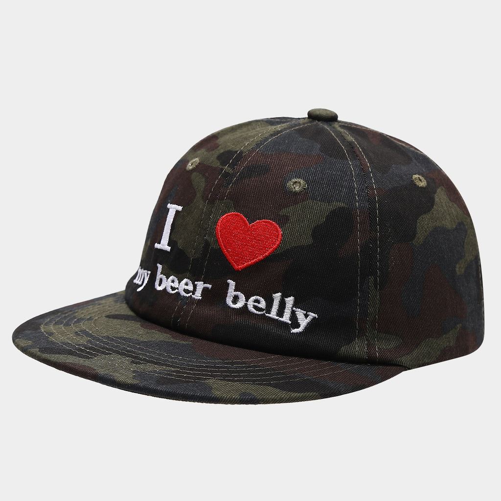 Leopard Print Baseball Cap | "I Love Beer Ball" Embroidered Heart Hat | Byerclub