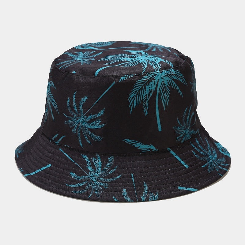 Palm Tree Bucket Hat | 3-Color Tropical Fisherman Cap