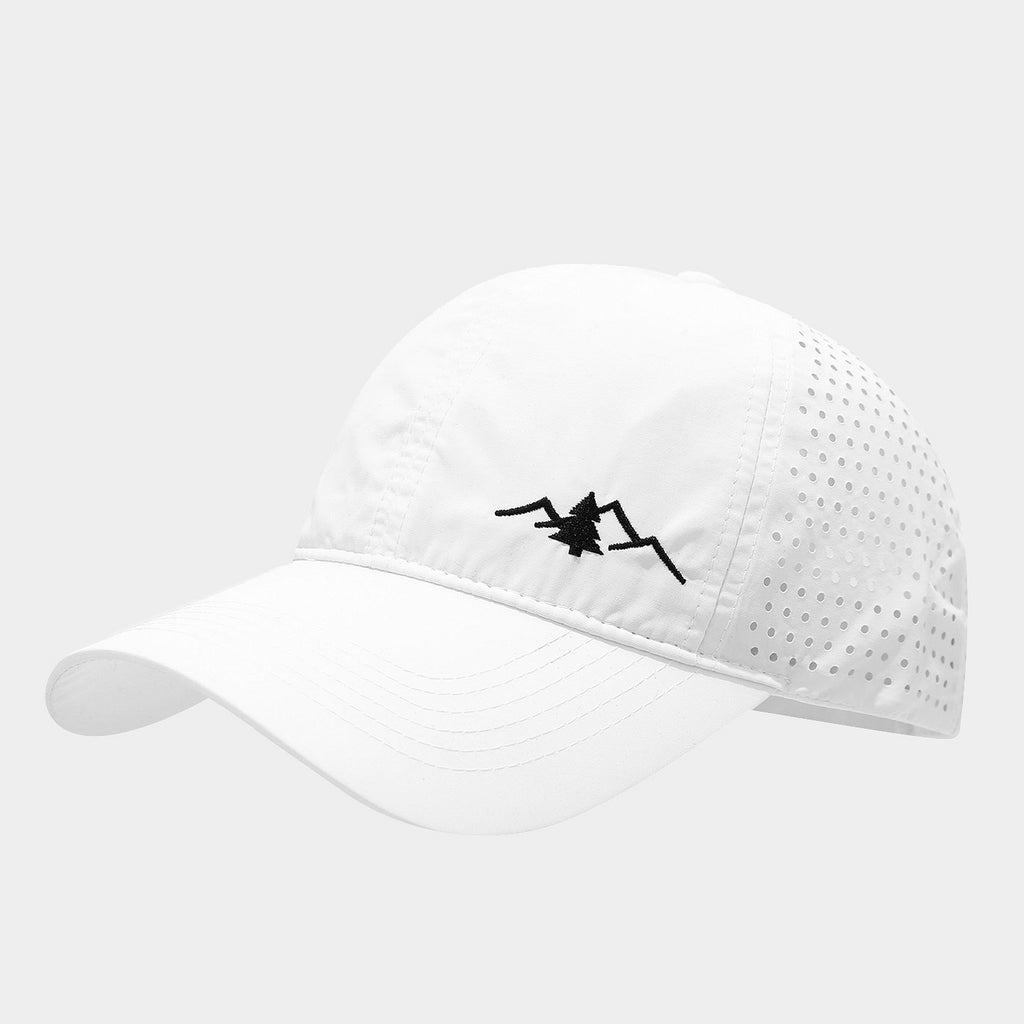 Quick-Dry Perforated Baseball Cap | Mountain Embroidery Outdoor Hat | Byerclub