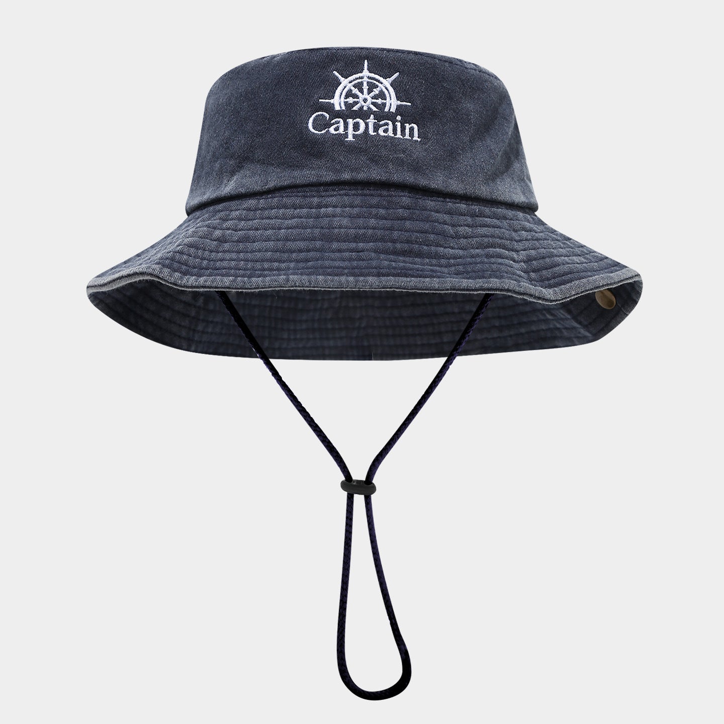 Cross Washed Bucket Hat | 4-Color Vintage Fisherman Cap