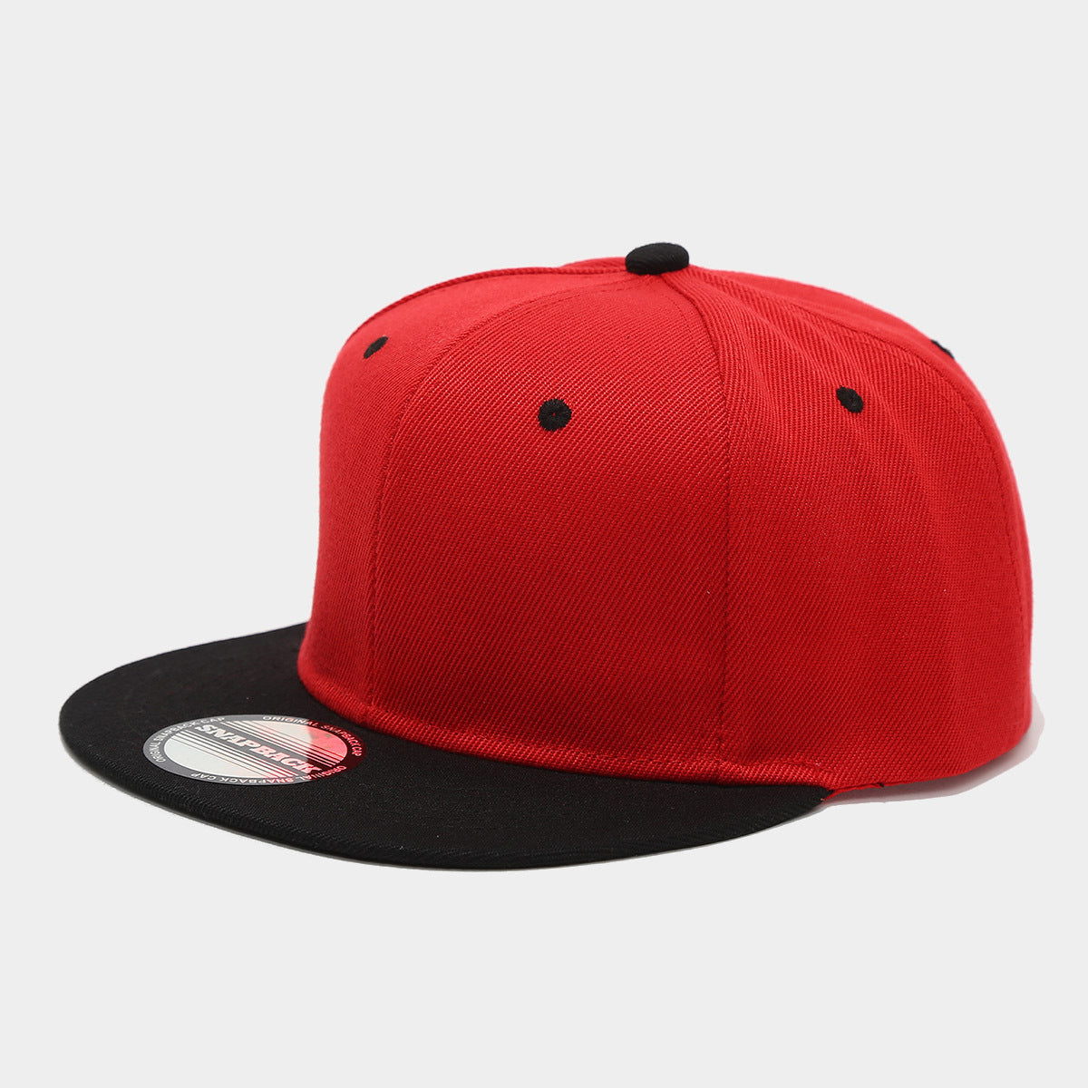 Classic Color Block Snapback Cap | Flat Brim Baseball Hat | Byerclub | Customizable
