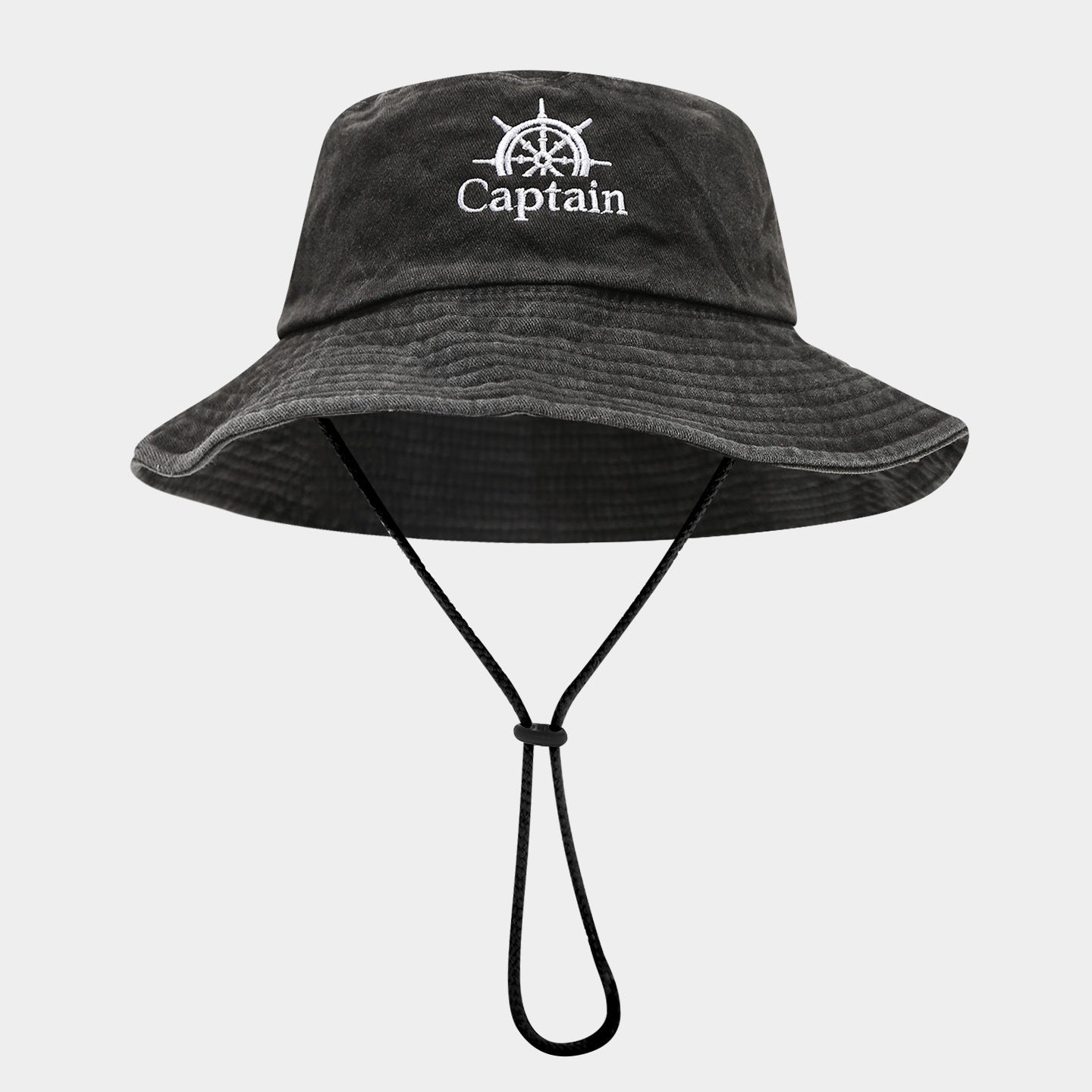 Cross Washed Bucket Hat | 4-Color Vintage Fisherman Cap