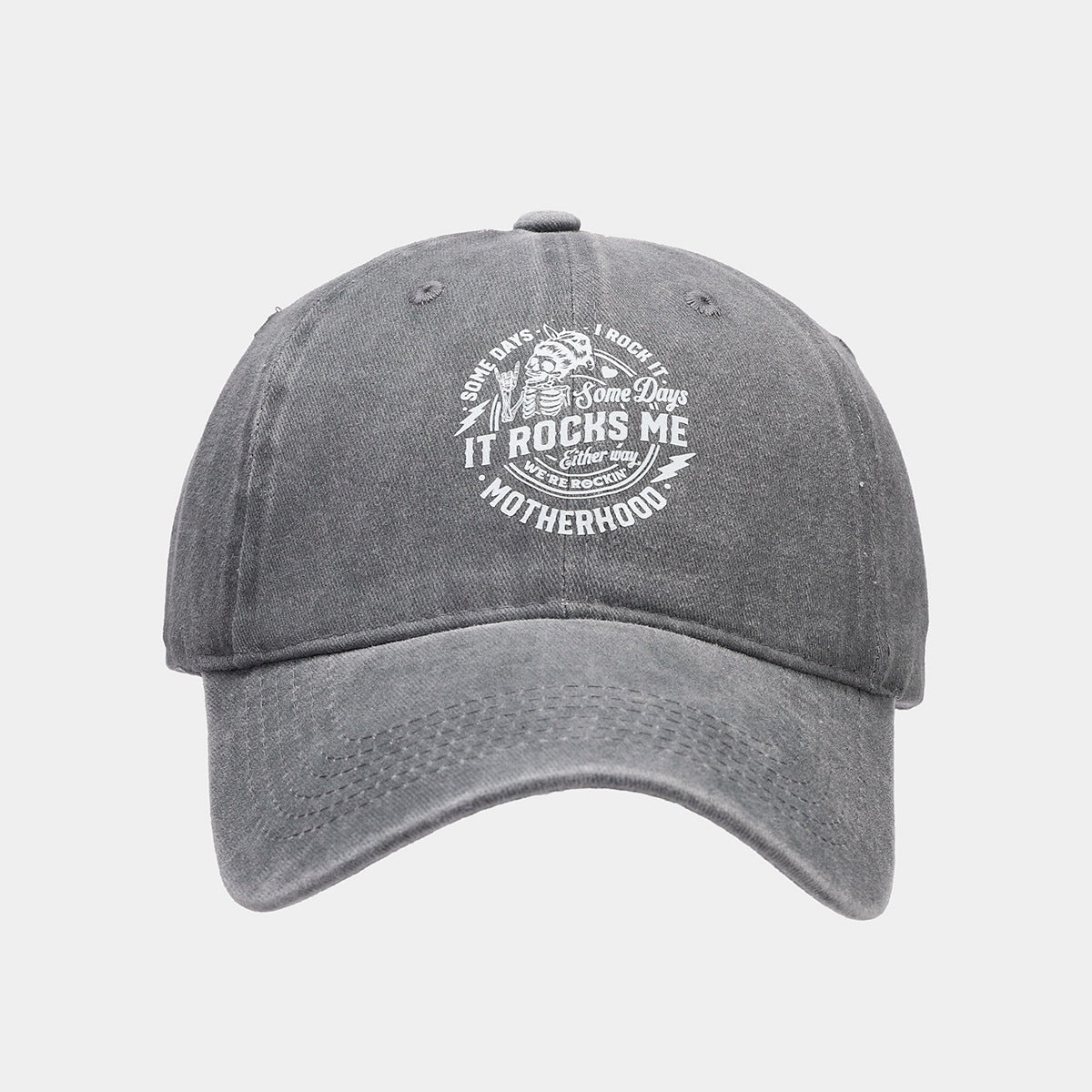 Vintage Rock Washed Cap | 4-Color Distressed Dad Hat