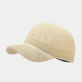 Woven Straw Baseball Cap | Breathable Summer Hat with Canvas Brim | Byerclub