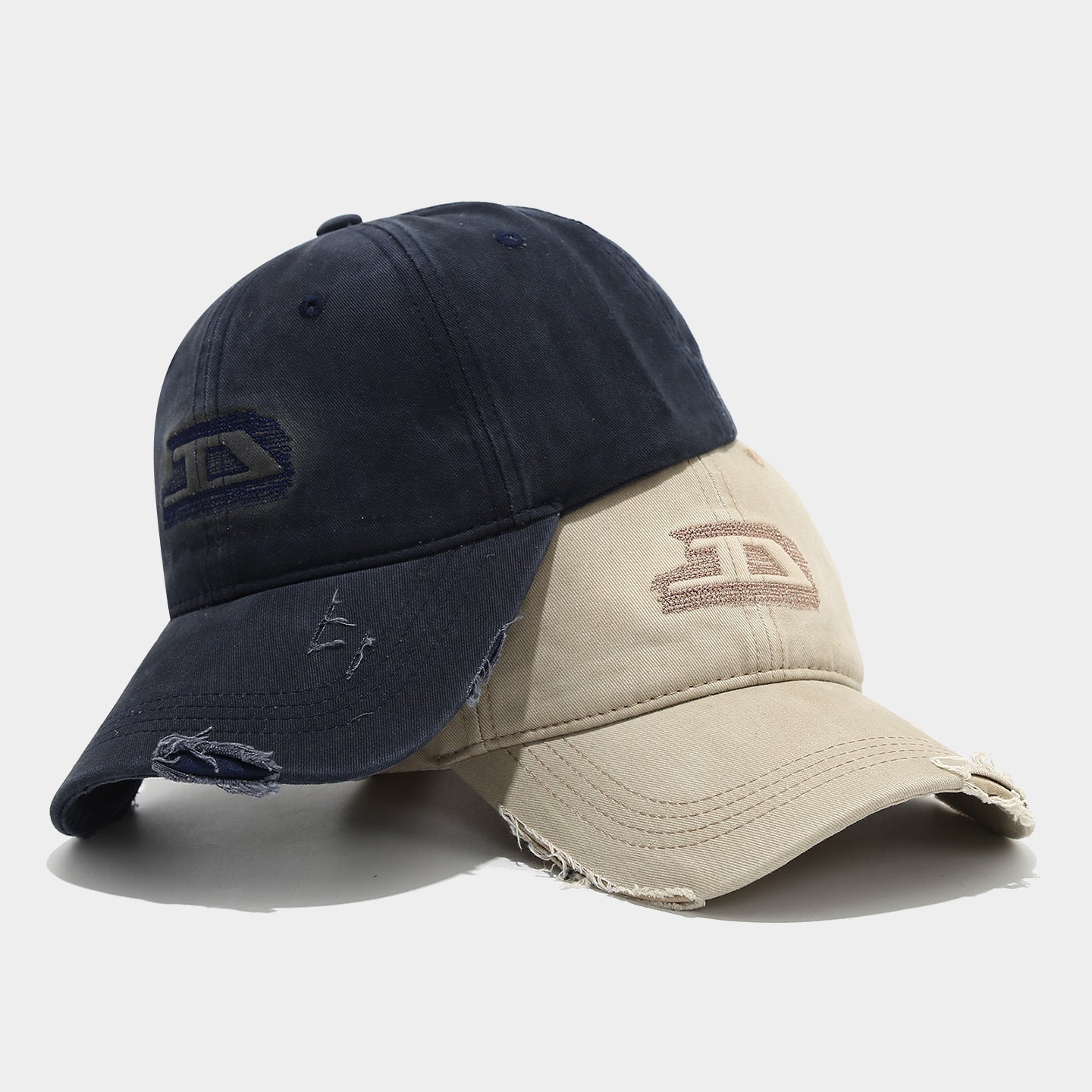 Vintage Distressed Baseball Cap | Embroidered Logo Streetwear Hat | Byerclub