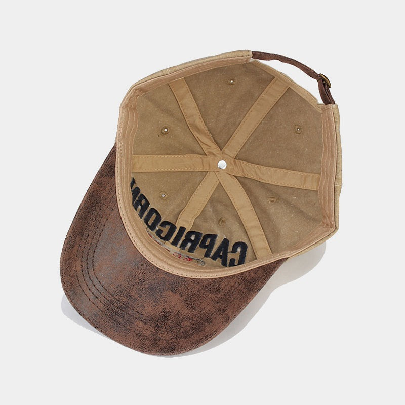 Vintage Washed Baseball Cap | 4-Color Embroidered Trucker Hat