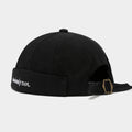 Absolutely Not Docker Cap | 6-Color Strapback Brimless Hat