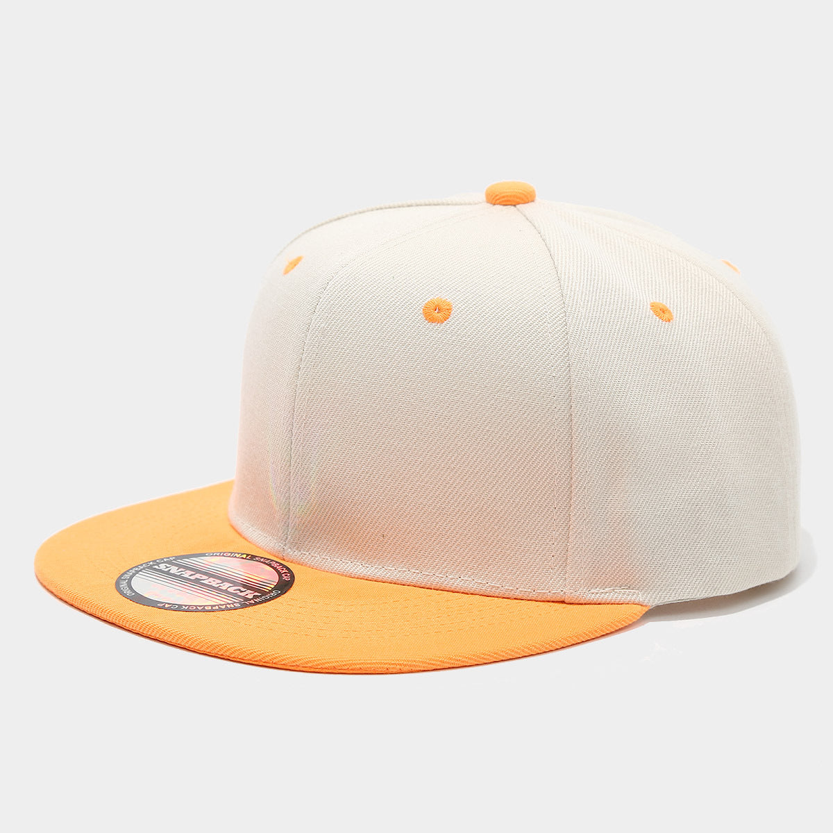 Classic Color Block Snapback Cap | Flat Brim Baseball Hat | Byerclub | Customizable