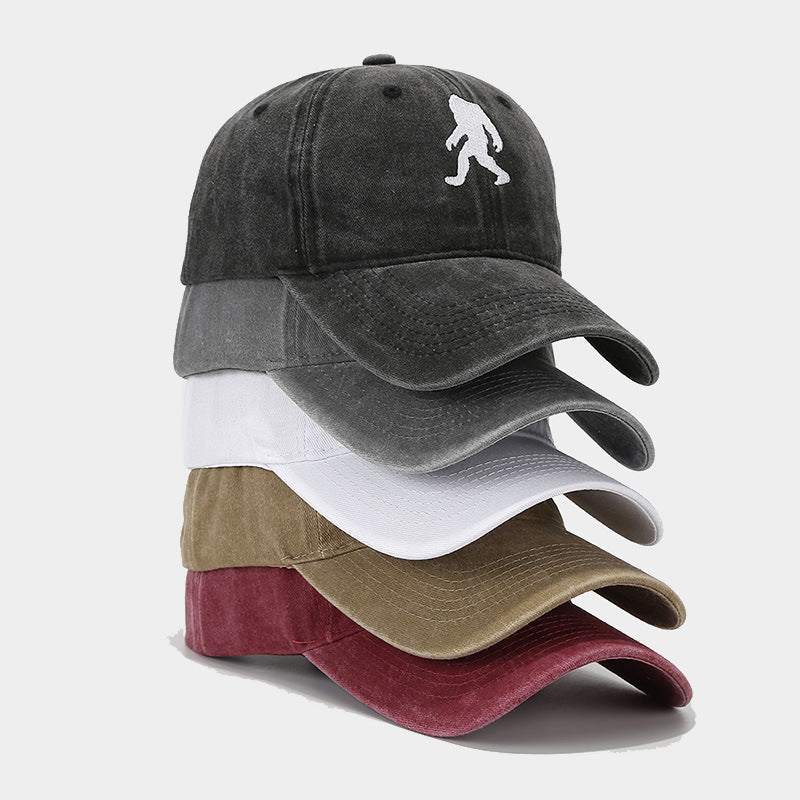 Bigfoot Washed Baseball Cap | 5-Color Vintage Dad Hat