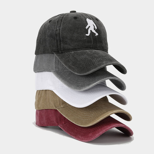 Bigfoot Washed Baseball Cap | 5-Color Vintage Dad Hat
