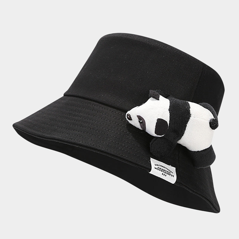 Panda Plush Bucket Hat | Cute Kawaii Fisherman Cap